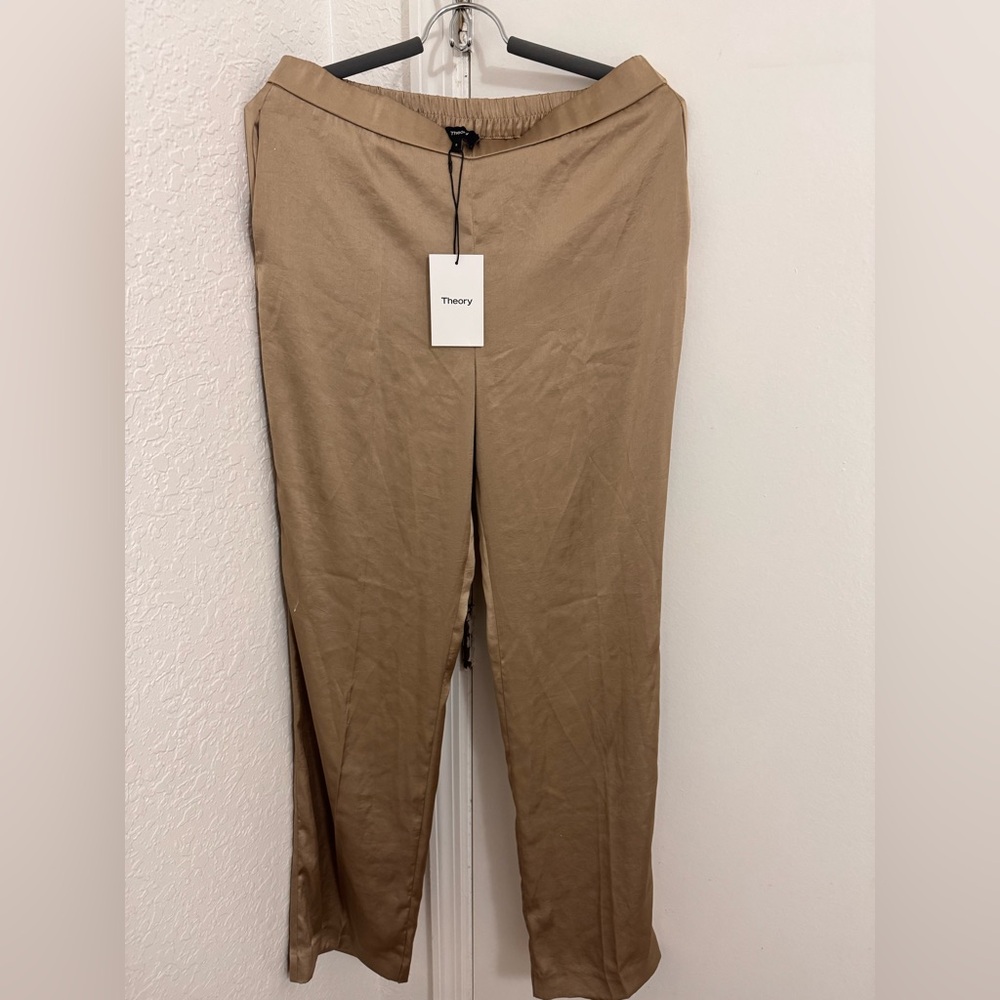 Theory women satin pants